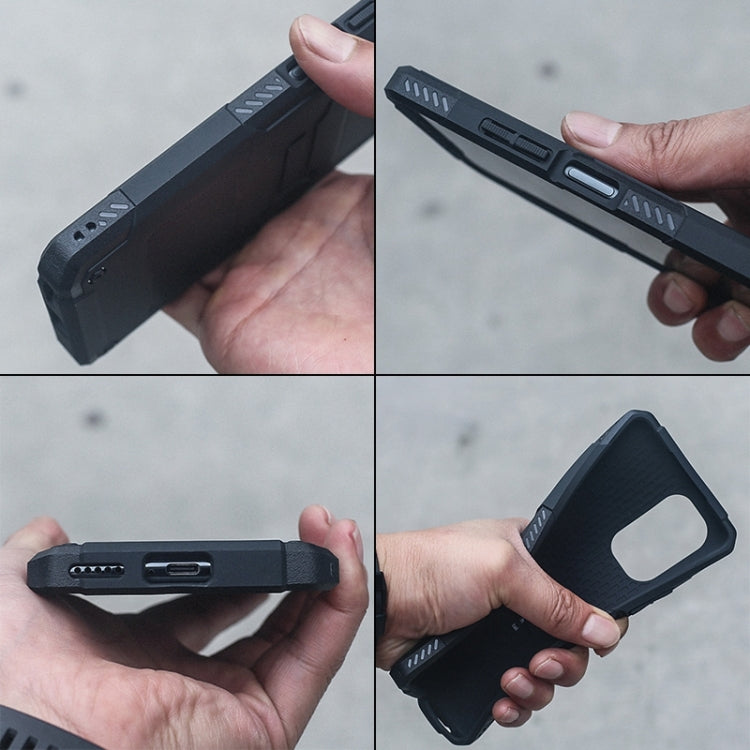 For Xiaomi Redmi K40 / K40 Pro / K40 Pro+ FATBEAR Armor Shockproof Cooling Phone Case(Black)