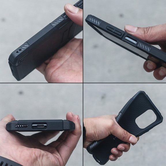 For Xiaomi Redmi K40 / K40 Pro / K40 Pro+ FATBEAR Armor Shockproof Cooling Phone Case(Black)