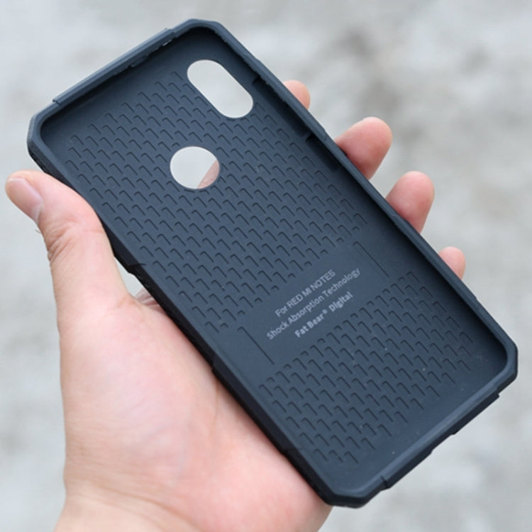 For Xiaomi Redmi Note 5 FATBEAR Armor Shockproof Cooling Phone Case(Black)