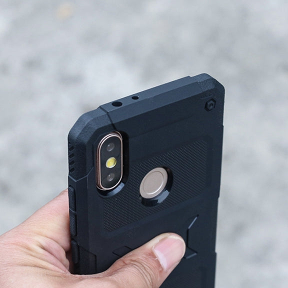 For Xiaomi Mi 6X FATBEAR Armor Shockproof Cooling Phone Case(Black)