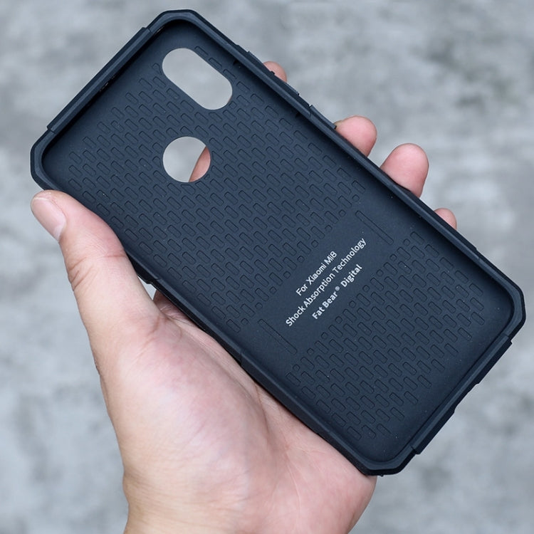 For Xiaomi Mi 8 SE FATBEAR Armor Shockproof Cooling Phone Case(Black)