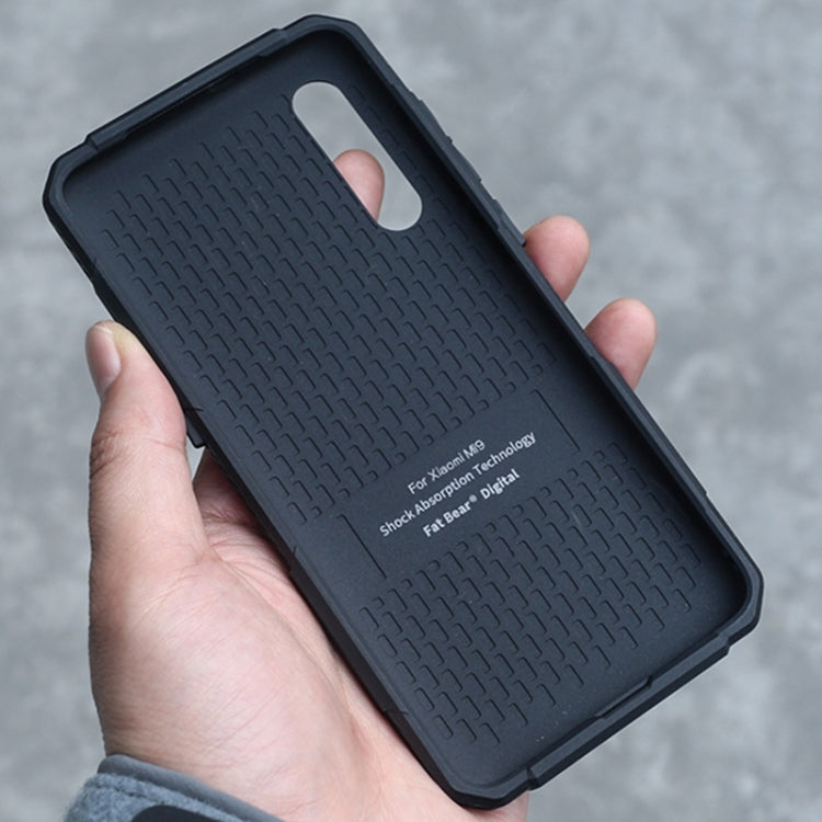 For Xiaomi Mi 9 Pro 5G FATBEAR Armor Shockproof Cooling Phone Case(Black)