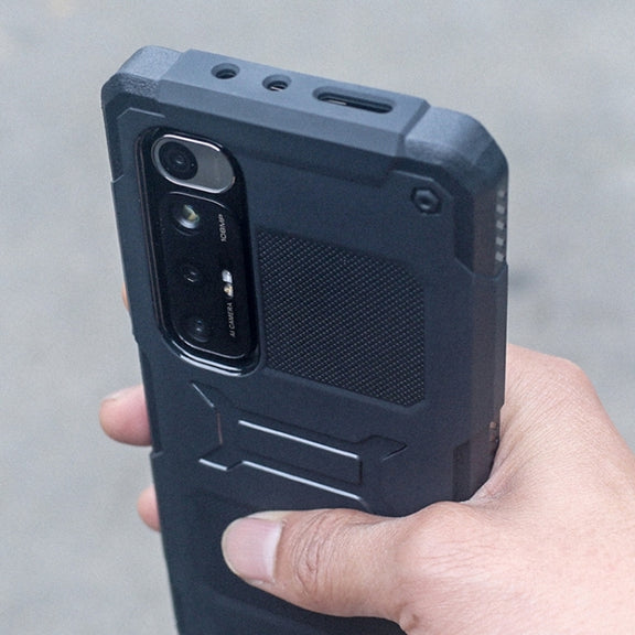 For Xiaomi Mi 10S FATBEAR Armor Shockproof Cooling Phone Case(Black)