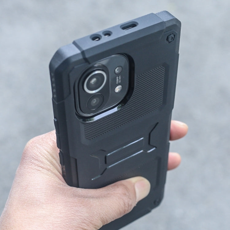 For Xiaomi Mi 11 FATBEAR Armor Shockproof Cooling Phone Case(Black)