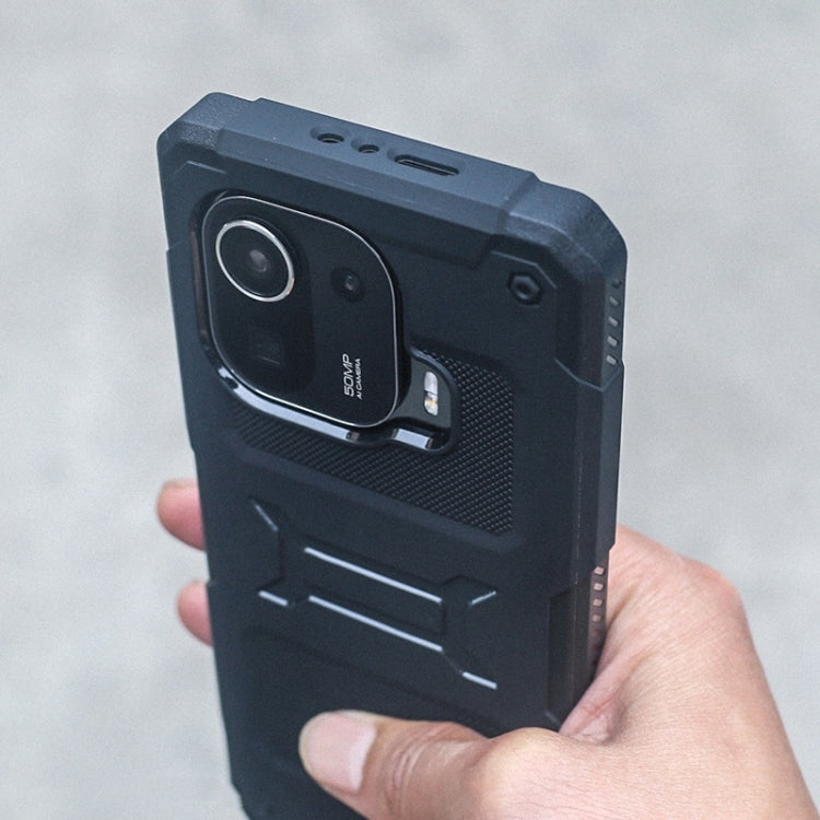 For Xiaomi Mi 11 Pro FATBEAR Armor Shockproof Cooling Phone Case(Black)
