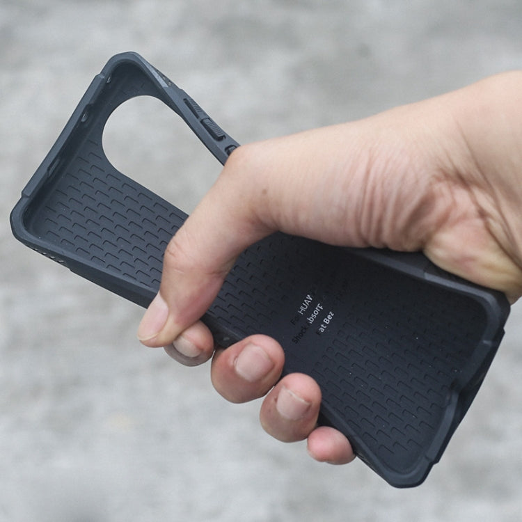 For Huawei P50 Pro FATBEAR Armor Shockproof Cooling Phone Case(Black)