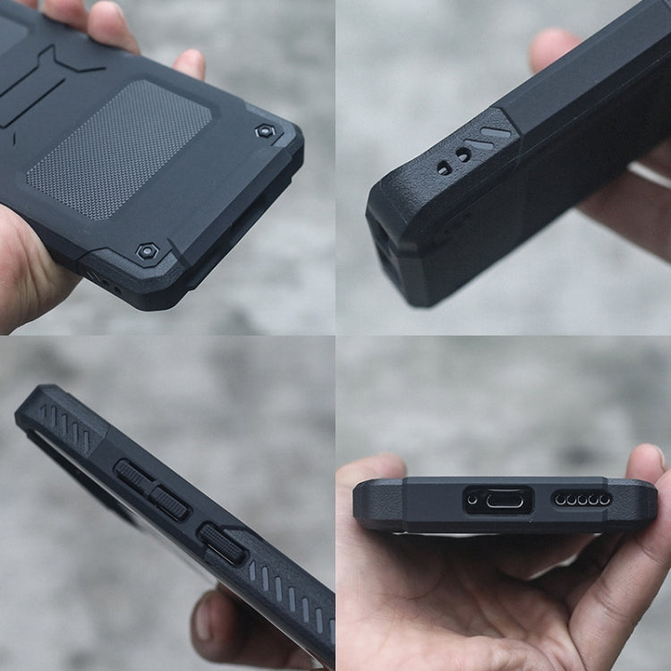 For Huawei P50 Pro FATBEAR Armor Shockproof Cooling Phone Case(Black)