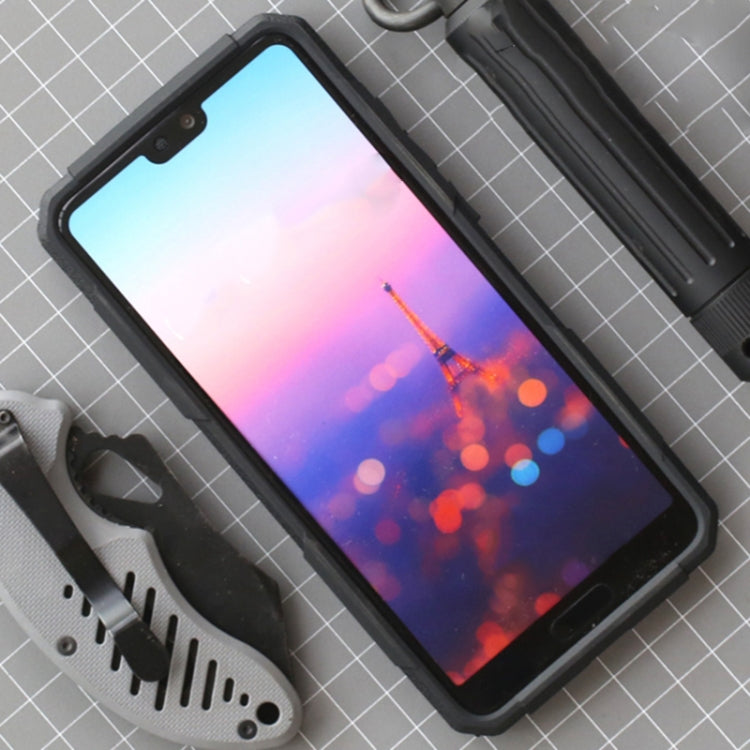 For Huawei P20 Pro FATBEAR Armor Shockproof Cooling Phone Case(Black)