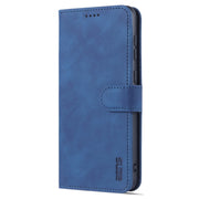 For Samsung Galaxy A53 5G AZNS Skin Feel Calf Texture Horizontal Flip Leather Phone Case(Blue)