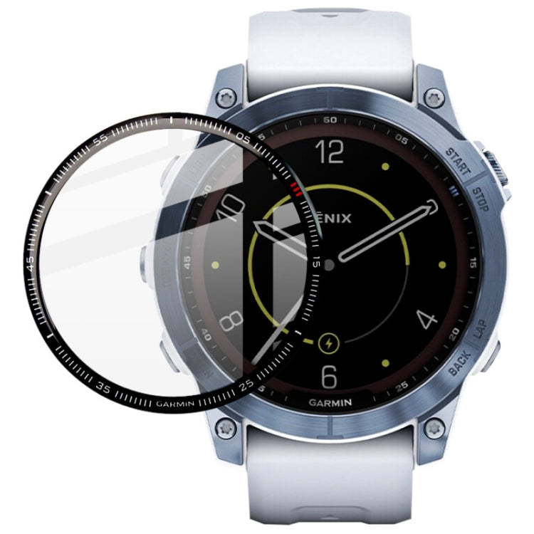 Compatible with Garmin Fenix 7 IMAK Plexiglass HD Watch Protective Film