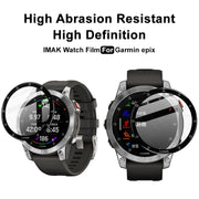 Compatible with Garmin Epix IMAK Plexiglass HD Watch Protective Film