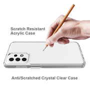 For Samsung Galaxy A23 Shockproof Scratchproof TPU + Acrylic Protective Phone Case(Black)