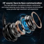 ONIKUMA B90 RGB Lighting Wireless Bluetooth Headphone(Black)