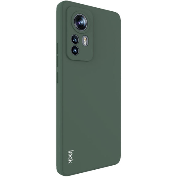 For Xiaomi 12 Pro IMAK UC-4 Series Straight Edge TPU Soft Phone Case(Dark Green)