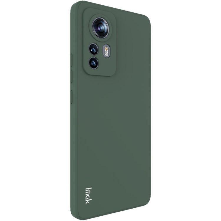 For Xiaomi 12 Pro IMAK UC-4 Series Straight Edge TPU Soft Phone Case(Dark Green)