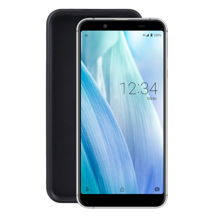 TPU Phone Case For Sharp Aquos Sense 3 Basic(Black)