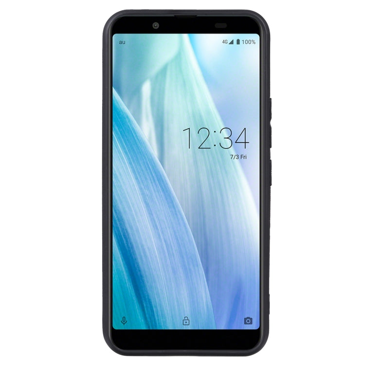 TPU Phone Case For Sharp Aquos Sense 3 Basic(Black)