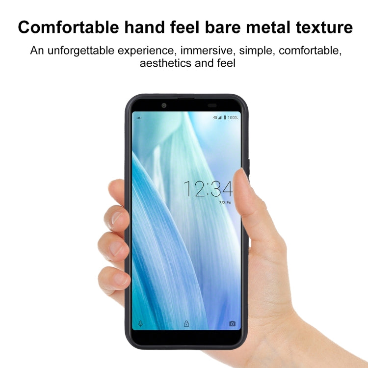 TPU Phone Case For Sharp Aquos Sense 3 Basic(Black)