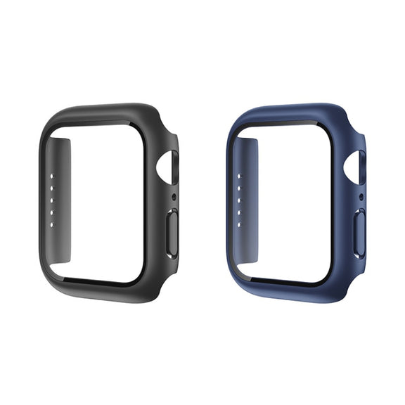 ROCK 2 in 1 PC Frame + Film Protector Case For  Apple Watch Series 3 & 2 & 1 42mm(Blue) - Watch Cases by ROCK