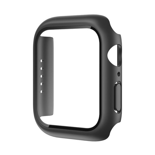 ROCK 2 in 1 PC Frame + Film Protector Case For  Apple Watch Series 3 & 2 & 1 38mm(Black) - Watch Cases by ROCK