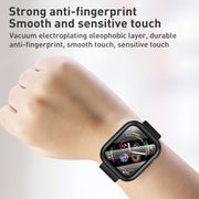 ROCK 2 in 1 PC Frame + Film Protector Case For  Apple Watch Series 3 & 2 & 1 38mm(Black) - Watch Cases by ROCK