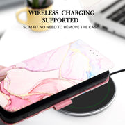 For Samsung Galaxy A53 5G PT003 Marble Pattern Flip Leather Phone Case(LS005)