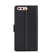 For Huawei P10 Plus Ultra-thin Voltage Side Buckle PU + TPU Leather Phone Case(Black)