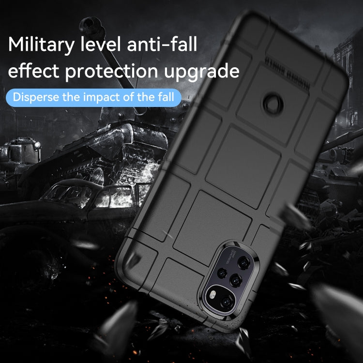For Motorola Moto G22 Full Coverage Shockproof TPU Case(Black)