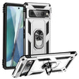For Google Pixel 7 Pro Shockproof TPU + PC Protective Case with 360 Degree Rotating Holder(Silver) - free shipping - PMC TechLife - Order now!