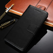 For Samsung Galaxy A03 International Version Crystal Texture Leather Phone Case(Black)