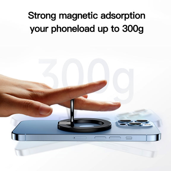 wlons Magnetic 360 Degree Rotatable Mobile Phone Ring Holder(Blue)