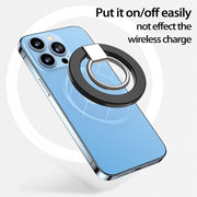 wlons Magnetic 360 Degree Rotatable Mobile Phone Ring Holder(Blue)