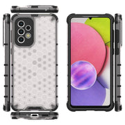 For Samsung Galaxy A33 5G Shockproof Honeycomb PC + TPU Phone Case(White)