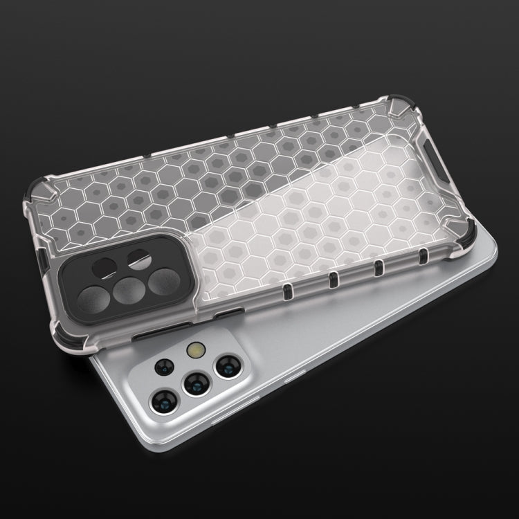 For Samsung Galaxy A33 5G Shockproof Honeycomb PC + TPU Phone Case(White)