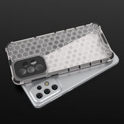 For Samsung Galaxy A33 5G Shockproof Honeycomb PC + TPU Phone Case(White)
