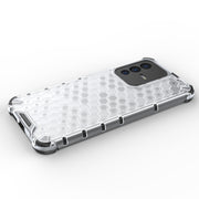 For vivo S12 / V23 5G Shockproof Honeycomb PC + TPU Phone Case(Black)