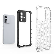 For vivo S12 / V23 5G Shockproof Honeycomb PC + TPU Phone Case(Black)