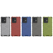 For vivo S12 / V23 5G Shockproof Honeycomb PC + TPU Phone Case(Black)