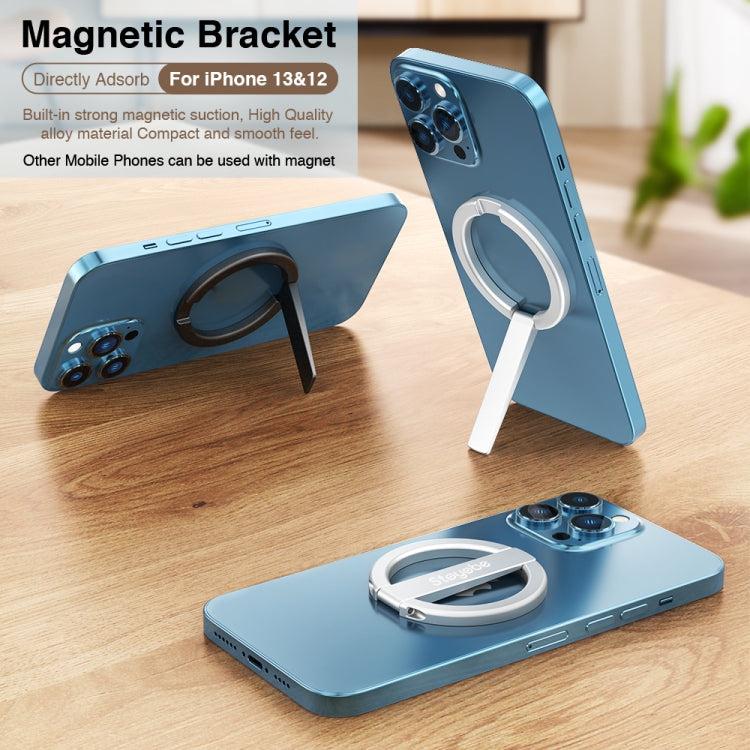 DUX DUICS Stoyobe HF-IV Magnetic Mobile Phone Stand Bracket for iPhone 12 & 13 Series(Black)