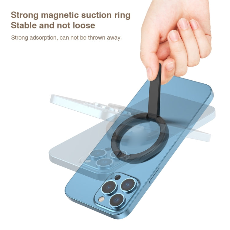 DUX DUICS Stoyobe HF-IV Magnetic Mobile Phone Stand Bracket for iPhone 12 & 13 Series(Black)