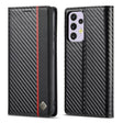 For Samsung Galaxy A33 5G LC.IMEEKE Carbon Fiber PU + TPU Leather Phone Case(Vertical Black) - Galaxy Phone Cases by LC.IMEEKE | Online Shopping South Africa | PMC TechLife | Buy Now Pay Later Mobicred