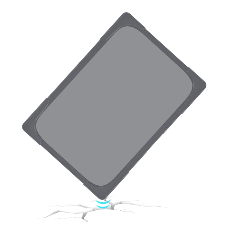 TPU + PC Two-color Anti-fall Laptop Protective Case For MacBook Pro 16.2 inch A2485 2021(Grey)