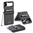 For Samsung Galaxy Z Flip3 5G GKK Magnetic Full Coverage Phone Flip Case with Pen(Black) - free shipping - PMC TechLife - Order now!