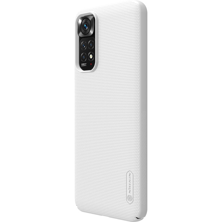 For Xiaomi Redmi Note 11S NILLKIN Frosted PC Phone Case(White)