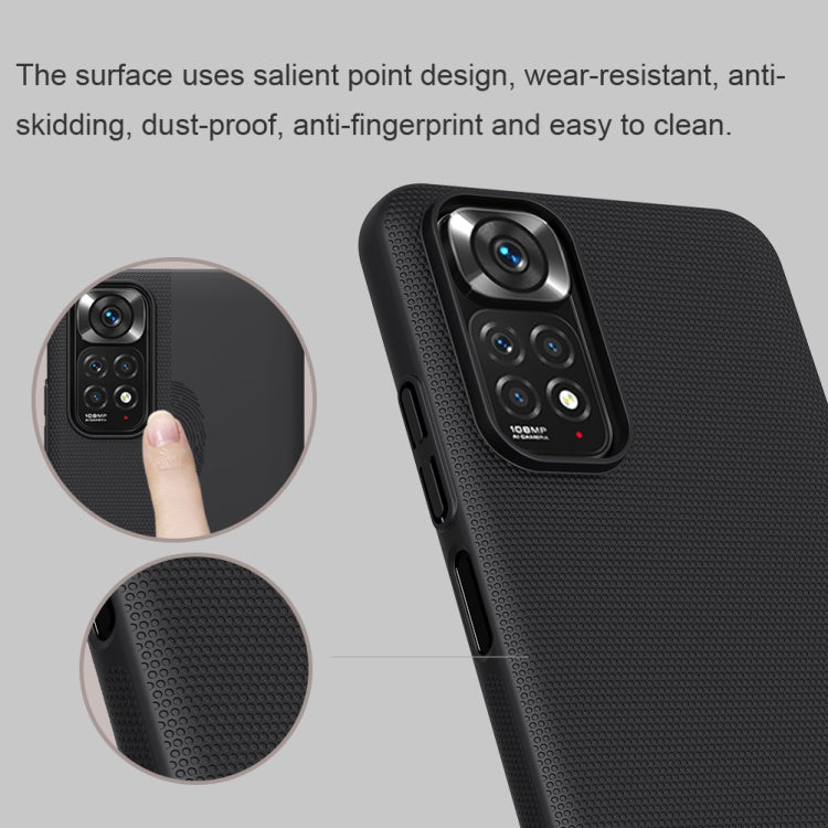 For Xiaomi Redmi Note 11S NILLKIN Frosted PC Phone Case(White)