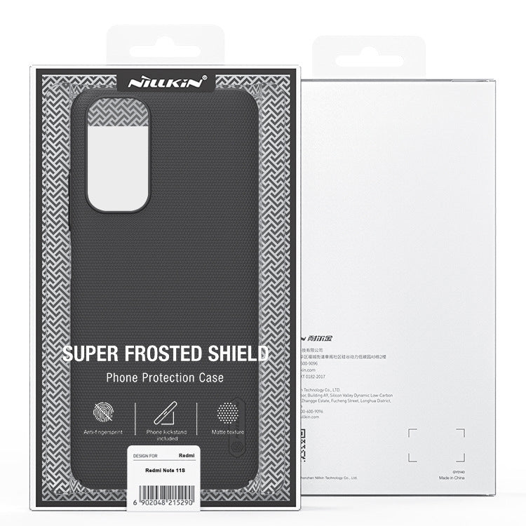 For Xiaomi Redmi Note 11S NILLKIN Frosted PC Phone Case(White)