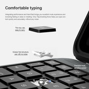 For iPad Air 10.9 2020 / Air 4 / Air 5 / Pro 11 2020 / 2021 / 2022 NILLKIN Bluetooth Touch Keyboard Smart Tablet Case(Black)