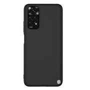 For Xiaomi Redmi Note 11 4G Global NILLKIN 3D Textured Nylon Fiber TPU Phone Case(Black)