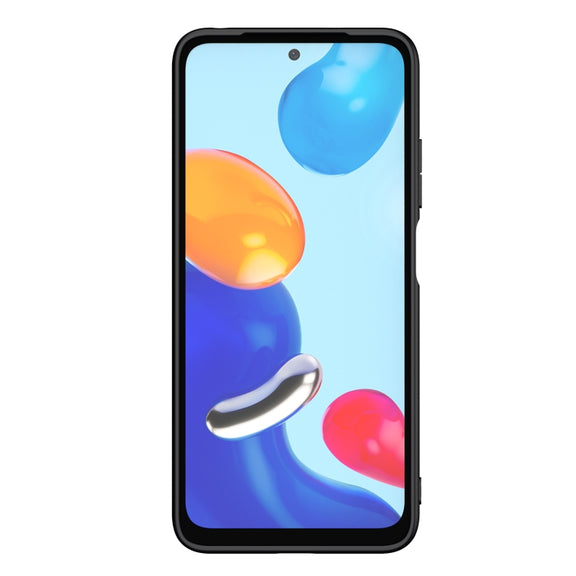For Xiaomi Redmi Note 11 4G Global NILLKIN 3D Textured Nylon Fiber TPU Phone Case(Black)