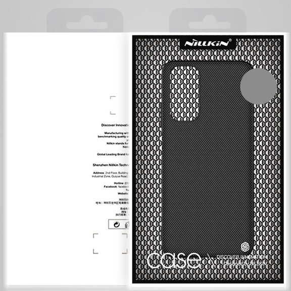 For Xiaomi Redmi Note 11 4G Global NILLKIN 3D Textured Nylon Fiber TPU Phone Case(Black)